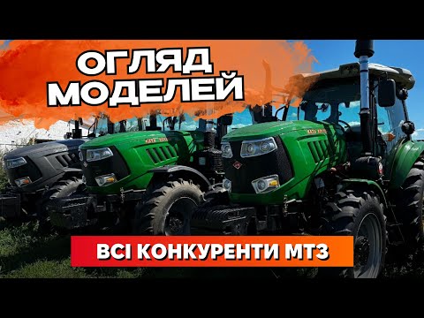 Видео: Потужні трактори з Китаю 🔥 | огляд різних моделей від 24-40 до 130 кінських сил 💪