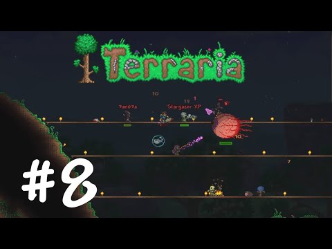 Видео: Terraria (Co-op) #8 - Перший бос!