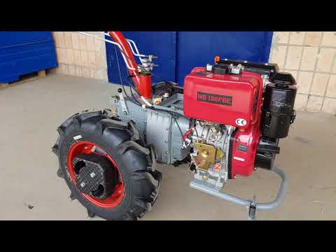 Видео: Видеообзор мотоблока Мотор Сич 9ДЕ с двигателем WEIMA 186FBE по услуге "Доверие"