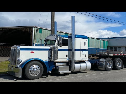 Видео: Перегрузка в￼ Portland Oregon Peterbilt 389