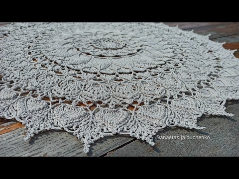 Видео: Серветка 'Чарівна тканина' (81-82 ряд)  | Arcanowaeave doily