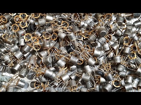 Видео: ЗОЛОТО из транзисторов КТ, 2П, КП 336 штук