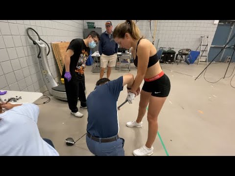 Видео: Увеличение скорости клюшки на 10 миль в час. Доктор Квон помогает Кеннеди, претендующему на звани...