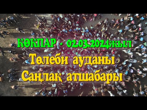 Видео: Төлеби ауданы Көксәйек ауылы Сайман Мақсат мырза берген көкпар 02.03.2024жыл Саңлақ атшабары
