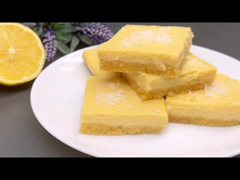 Видео: Низкоуглеводные лимонные пирожные без муки за 15 минут! Без сахара, без масла
