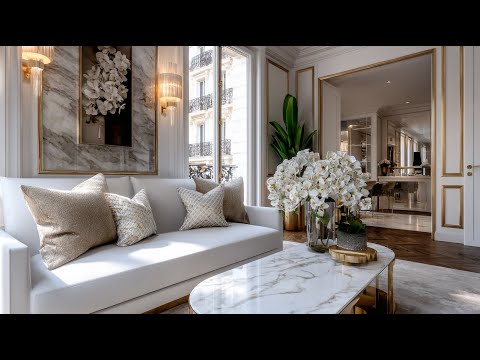 Видео: Парижский шик в интерьере квартиры 2025 | Роскошь в небольших помещениях и непринужденная эмоцион...