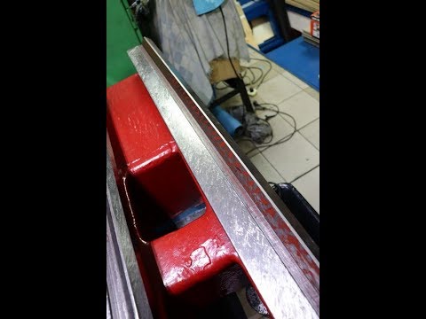Видео: 1А616 Пришабрил в черновую направляющие, начинаю пришабривать суппорт