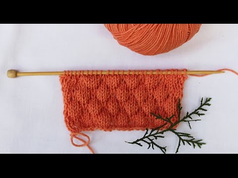 Видео: Узор спицами «Мелкие пузыри»