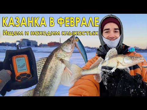 Видео: Как перехитрить казанского судака? Городская рыбалка в глухозимье.