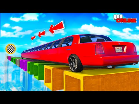 Видео: КАК ДАЛЕКО СУПЕР ДЛИННЫЙ ЛИМУЗИН СМОЖЕТ ПРОЕХАТЬ ПО СЛОМАННОЙ ДОРОГЕ? ЭКСПЕРИМЕНТЫ ГТА 5
