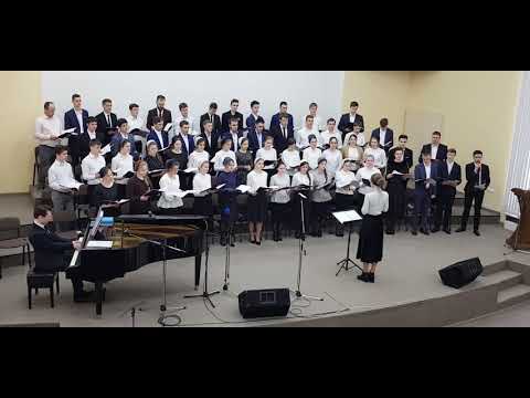 Видео: "На вершине горы" пение хора. Регентские курсы 2021