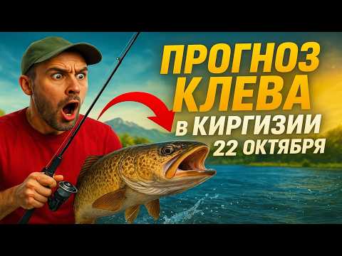 Видео: ПРОГНОЗ КЛЁВА в Киргизии на 22 октября 2025 Бросай все и на рыбалку!