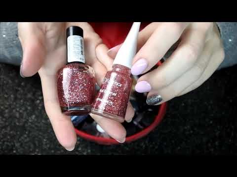 Видео: АСМР Бутылочки с Лаками для ногтей 💅 / 100% мурашки / Шепот
