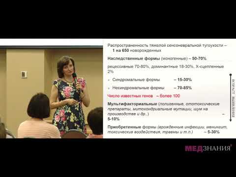Видео: 03 Маркова Т.Г. Современный взгляд на наследственную тугоухость