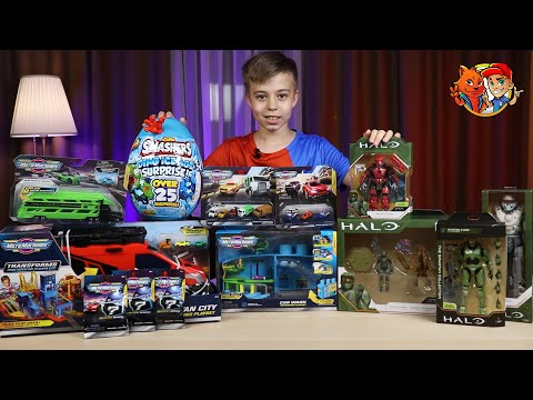 Видео: ТОННА НОВЫХ ИГРУШЕК! Только НОВИНКИ! Micro Machines / Zuru Smashers / Halo Infinite