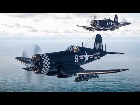 Видео: Когда МиГ атаковали F4U-4B «Корсар»