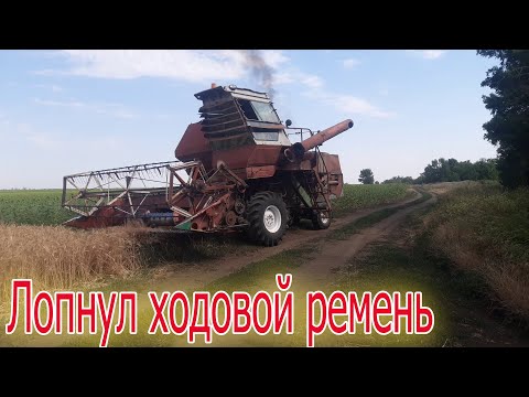 Видео: Уборка урожая 2022! Нива ск 5 м1. Газ 4301. Лопнул ходовой ремень...