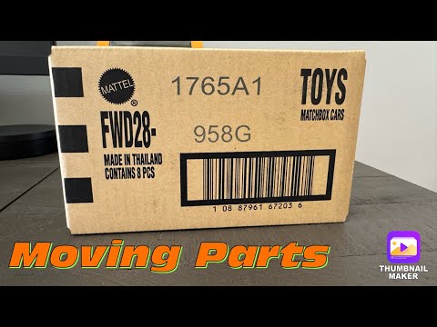 Видео: Распаковка кейса Matchbox Moving Parts 2025 G