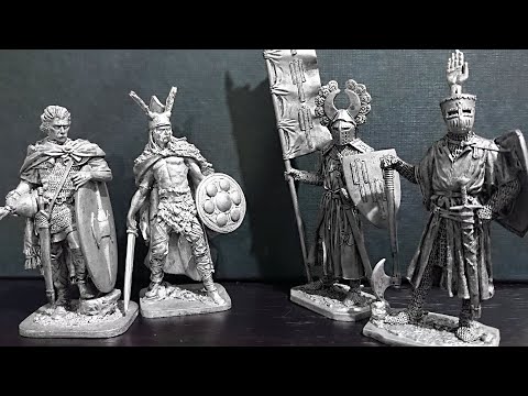 Видео: Кельты, Галлы и Рыцари (EK Castings) 54мм