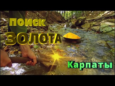 Видео: Поиск ЗОЛОТА из древних Карпатских горных пород (не так прост)