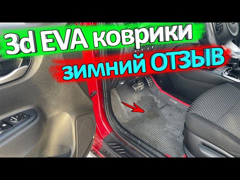 Видео: 3d EVA коврики зимой 👈 отзыв владельца