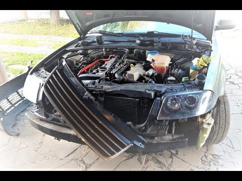 Видео: Чистка интеркулера VW Passat b5, AUDI, SKODA