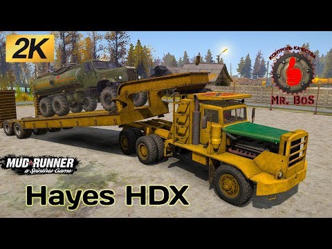 Видео: Hayes HDX Честный Обзор мода Spintires MudRunner