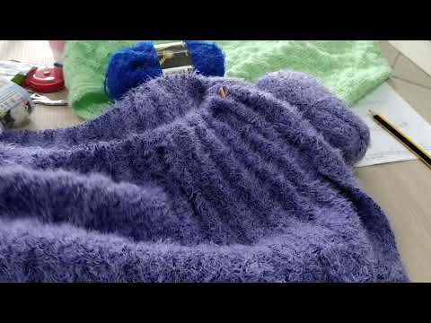 Видео: туника для себя любимой из пряжи хлопок-травка.