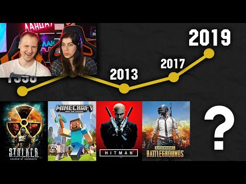 Видео: 😱СРАВНЕНИЕ ПОПУЛЯРНЫХ ИГР В РАЗНЫЕ ГОДЫ 1984-2019 | Реакция на King Dm