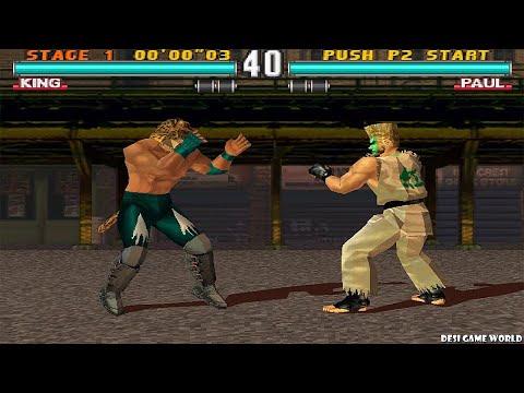 Видео: Tekken 3 HD Play King новый цвет костюма