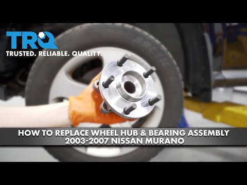 Видео: Как заменить ступицу колеса и подшипник в сборе на Nissan Murano 2003-2007 годов выпуска