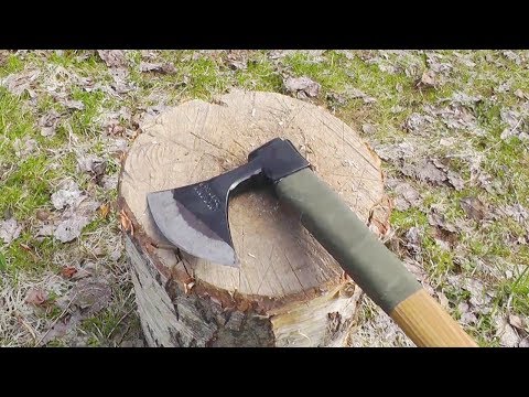 Видео: Усиление топорища вкладкой и обмоткой