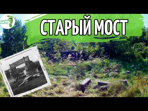 Видео: За Быховом. Опоры старого моста, другой берег Днепра.