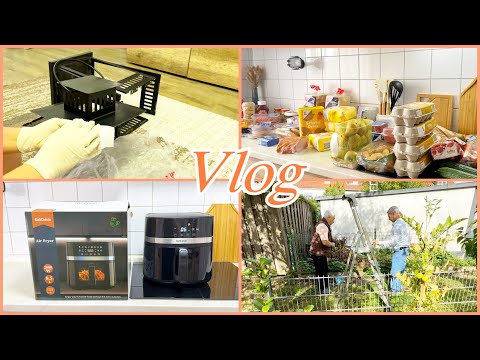 Видео: Большая и дешевая Аэрогриль с Тему  Недельная закупка Перекраска вторая жизнь Наша жизнь в Германии 