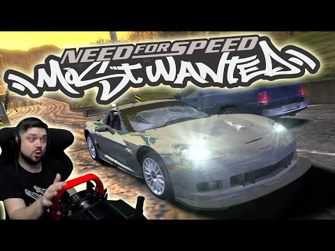 Видео: ДИКИЙ CORVETTE ПРОТИВ 10 ЗАГРАЖДЕНИЙ ПОЛИЦИИ! Need for Speed Most Wanted