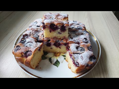 Видео: САМЫЙ ВКУСНЫЙ И ПРОСТОЙ ПИРОГ! ТВОРОЖНЫЙ ПИРОГ С ГОЛУБИКОЙ-легкий рецепт! Kuchen mit Heidelbeeren