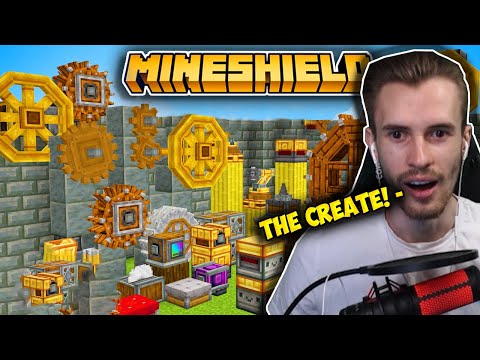 Видео: #3 МАЙНШИЛД [Межсезонье] - ЗАКВИЕЛЬ ИЗУЧАЕТ *The Create*! - Постройка Механизмов в Майнкрафт!