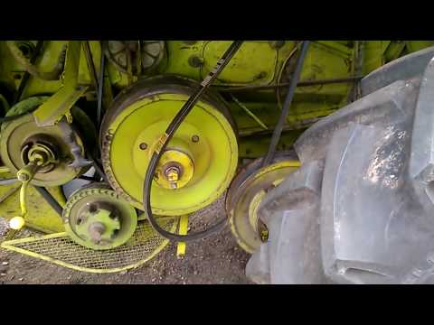 Видео: Claas Consul.Заміна ходового паса 720 695.0.