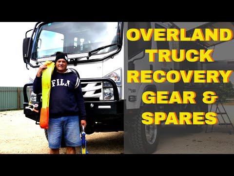 Видео: Оборудование и запчасти для эвакуации грузовиков Overland 4x4, которые мы перевозим: Isuzu NPS 75...