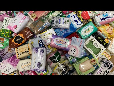 Видео: Soap opining HAUL | Unpacking soap | ASMR No talking | Асмр распаковка мыла