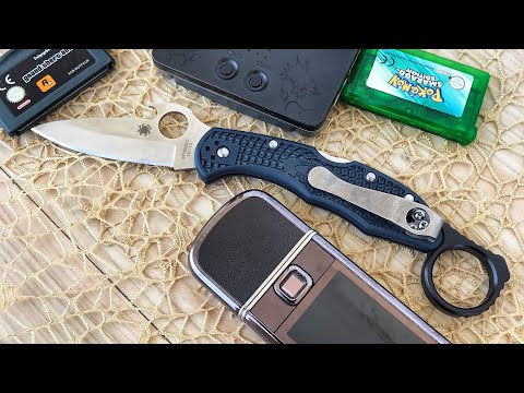 Видео: Мини ЛЕГЕНДА?! Spyderco Delica 4 Wave