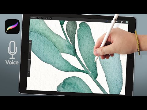 Видео: Учебник: Резкие акварельные края в Procreate