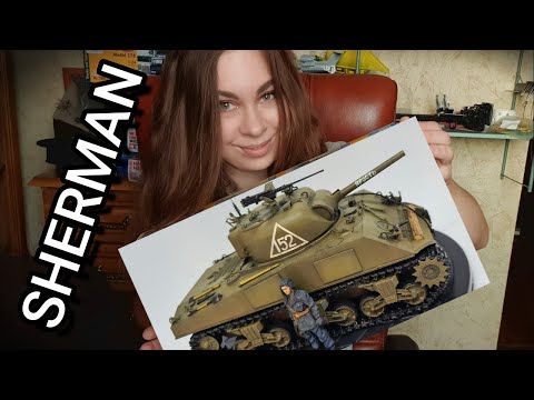 Видео: Sherman из фильма Ярость. Строю модель из фильма