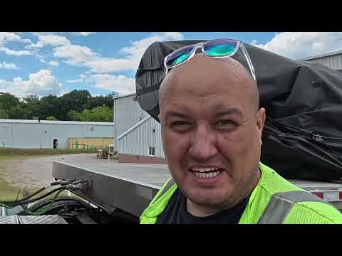 Видео: Flatbed в США: Работа и жизнь дальнобойщика в Америке / vlog из Америки