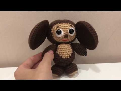 Видео: 7 вышиваем мордочку. чебурашка вязаный крючком мк мастер класс описание