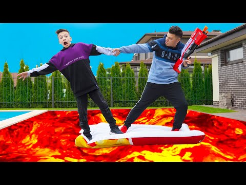 Видео: ПОЛ ЭТО ЛАВА ! ЭКСТРЕМАЛЬНЫЙ ЧЕЛЛЕНДЖ ! Floor Is LAVA Challenge