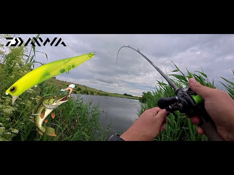 Видео: Щука, лето, вечер и огромные воблеры! Крупные воблеры = крупная щука ? проверяем летом в слом погоды