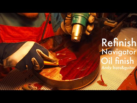 Видео: Navigator Les Paul Refinish (часть 1 из 2)