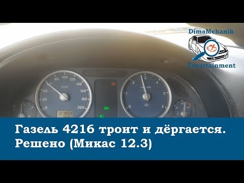 Видео: Газель 4216 троит и дёргается. Решено (Микас 12.3). Суворов, Тула, Калуга. Дима механик