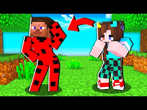 Видео: 💚 Примерил костюм Леди Баг в майнкрафт! Жизнь Вредины